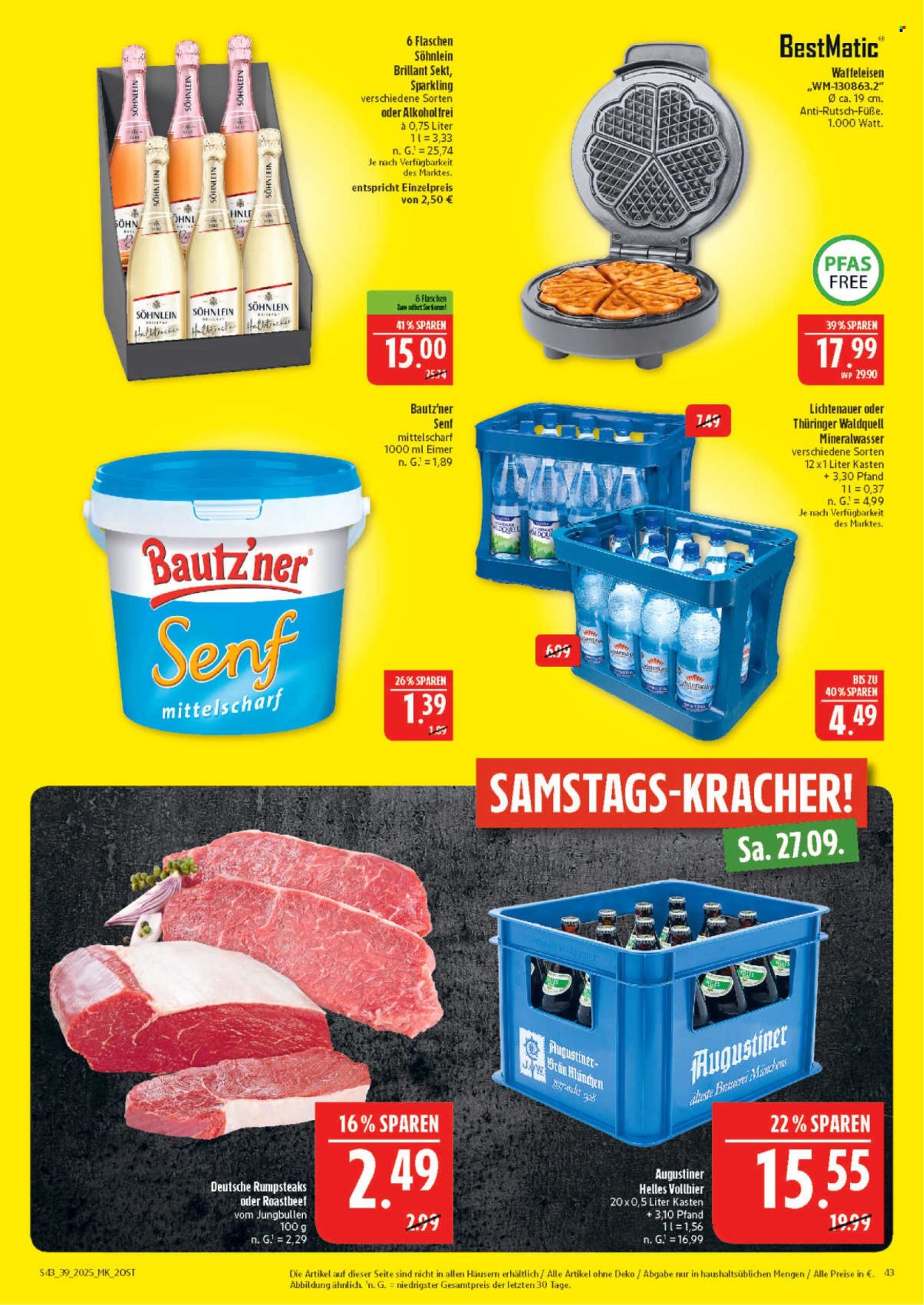 Marktkauf Prospekte  - 22.09.2025 - 27.09.2025. Seite 43