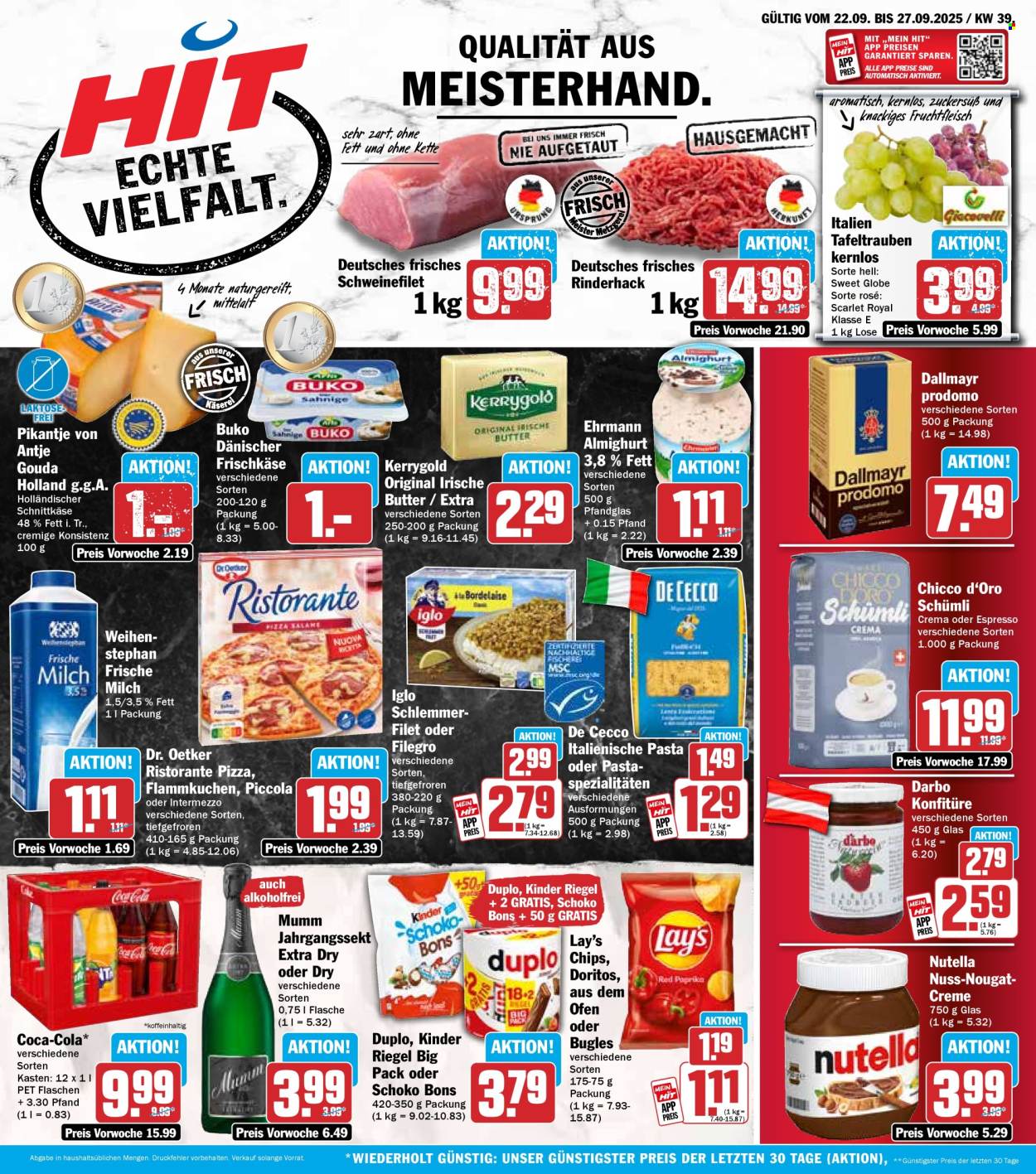 Hit Prospekte  - 22.09.2025 - 27.09.2025. Seite 1