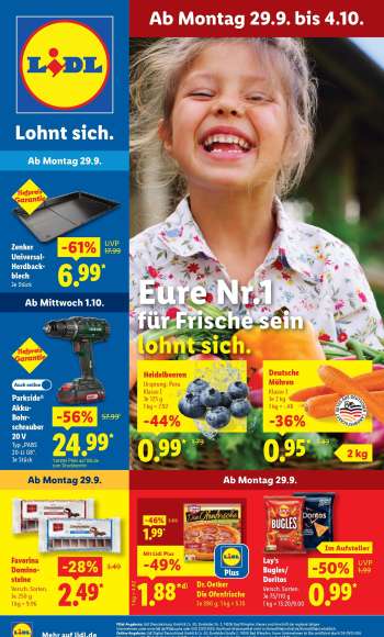 Prospekte Lidl - 29.09.2025 - 4.10.2025.