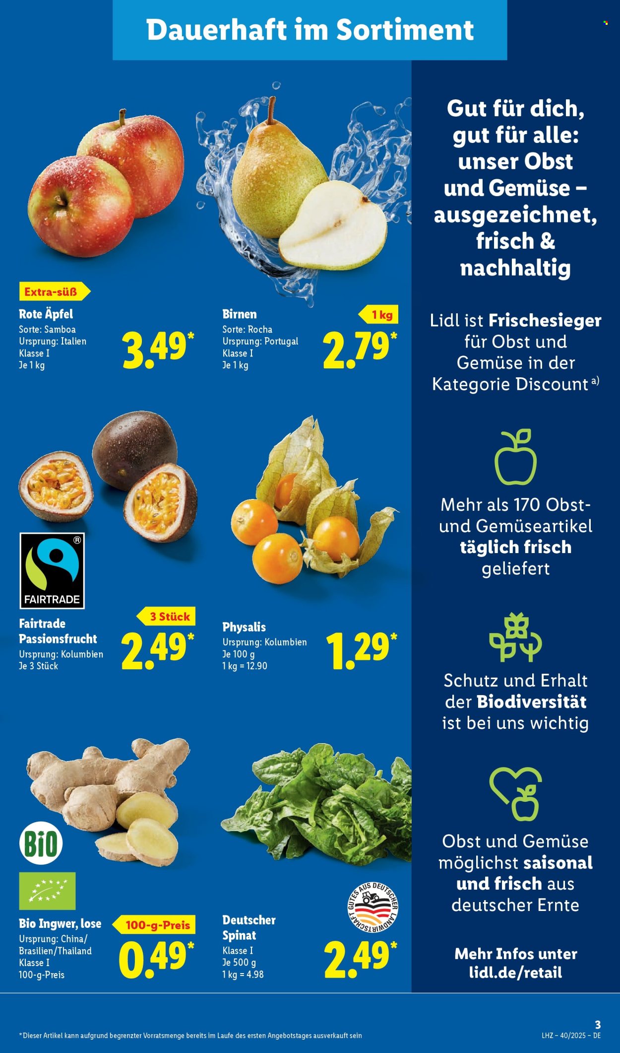 Lidl Prospekte  - 29.09.2025 - 4.10.2025. Seite 3