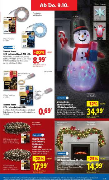 thumbnail - Livarno Home LED-Lichterkette 40 LEDs
