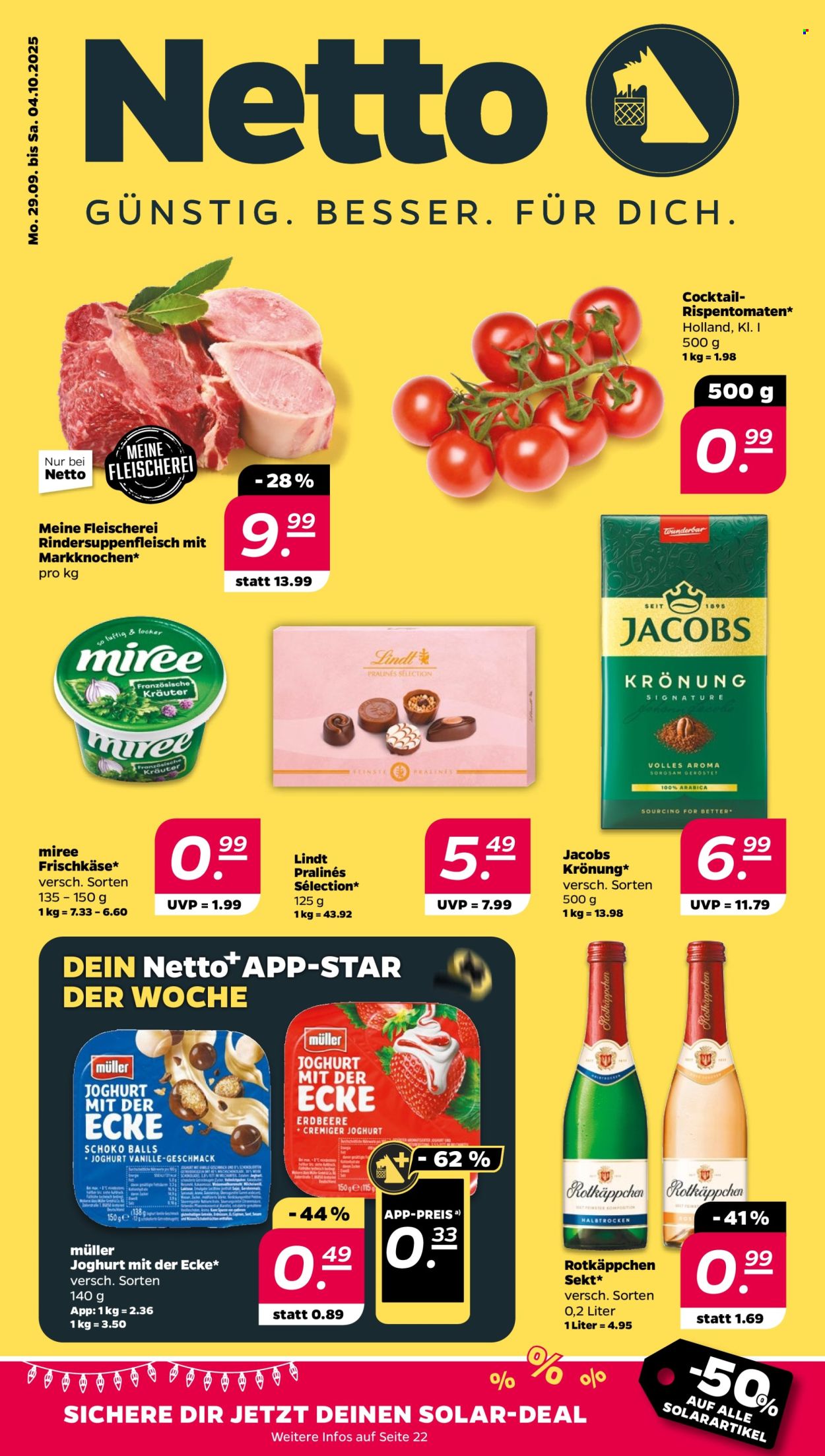 Netto Prospekte  - 29.09.2025 - 4.10.2025. Seite 1