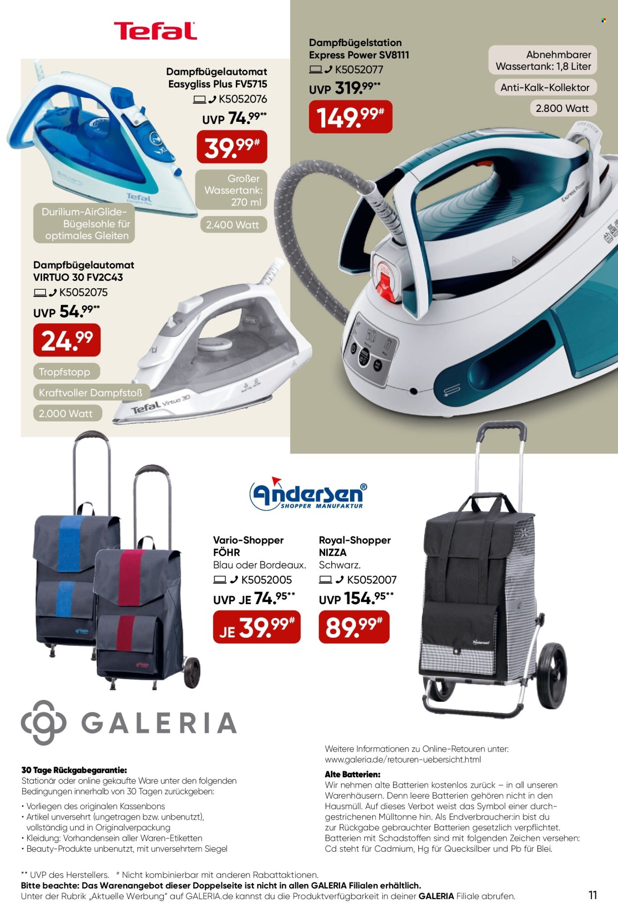 GALERIA Karstadt Kaufhof Prospekte  - 24.09.2025 - 30.09.2025. Seite 11