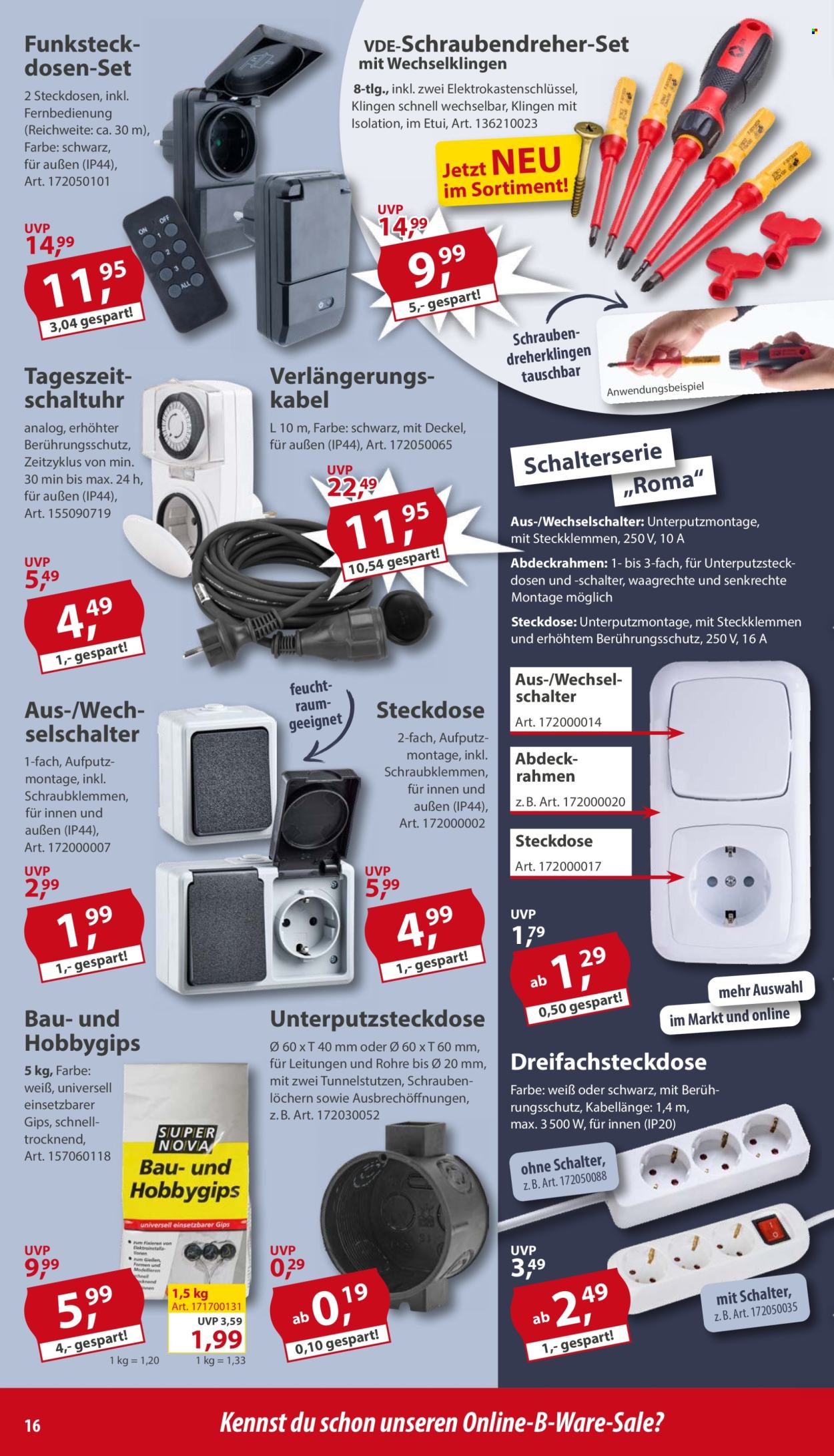 Sonderpreis-Baumarkt Prospekte  - 27.09.2025 - 3.10.2025. Seite 16