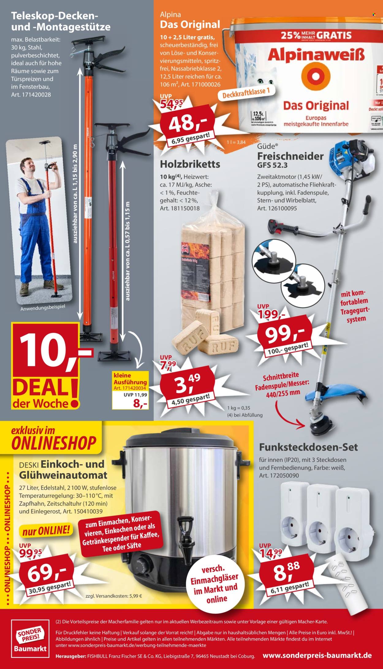 Sonderpreis-Baumarkt Prospekte  - 27.09.2025 - 3.10.2025. Seite 20