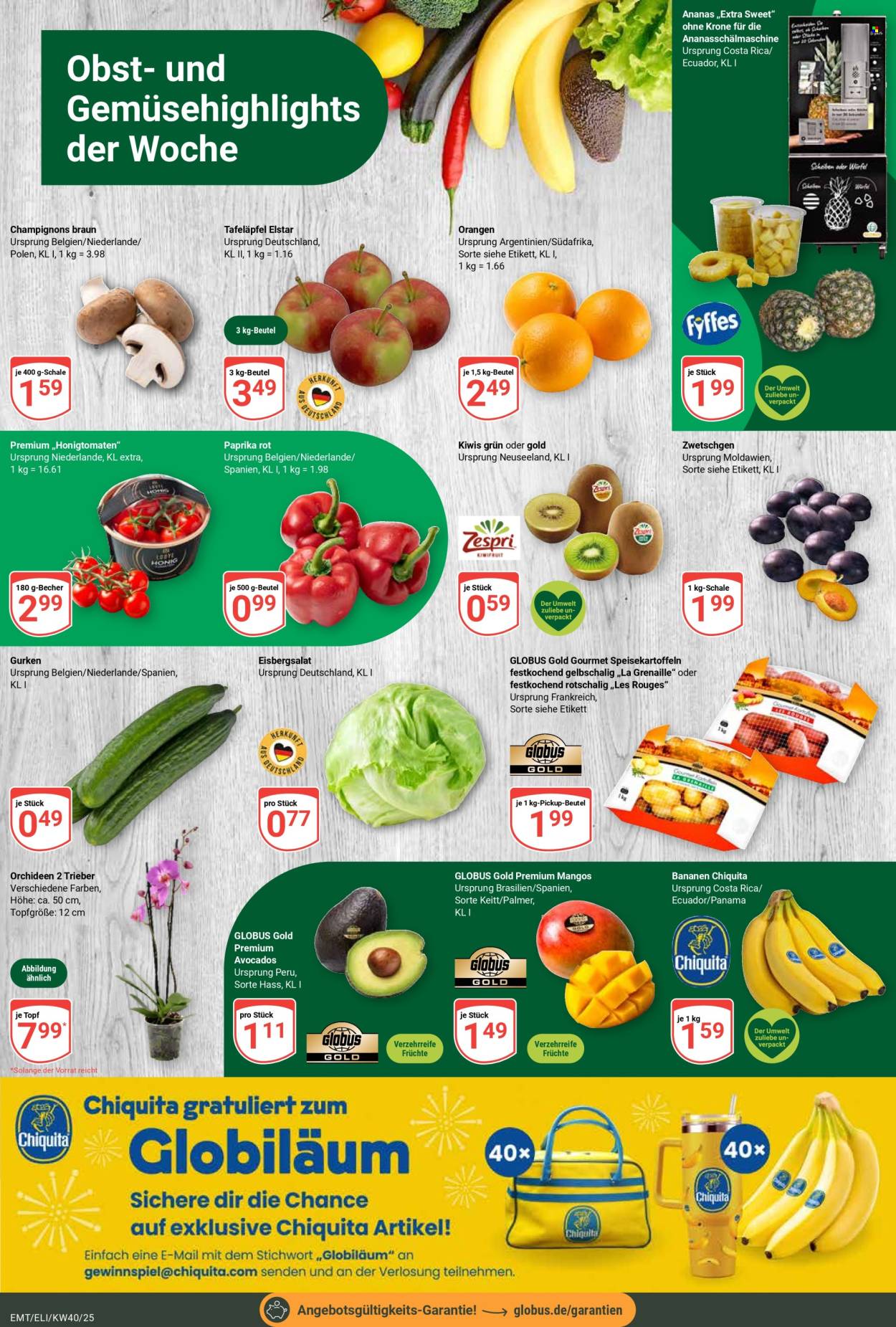 Globus Prospekte  - 29.09.2025 - 4.10.2025. Seite 8