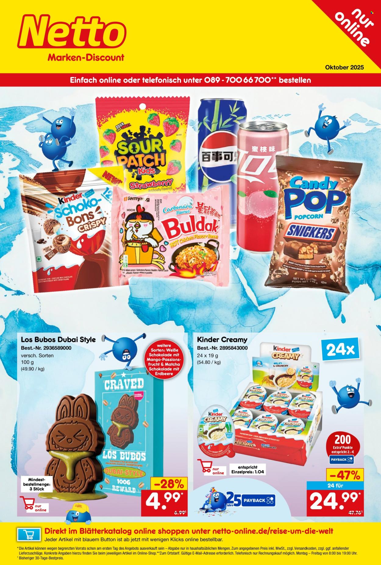 Netto Marken-Discount Prospekte  - 25.09.2025 - 31.10.2025. Seite 1