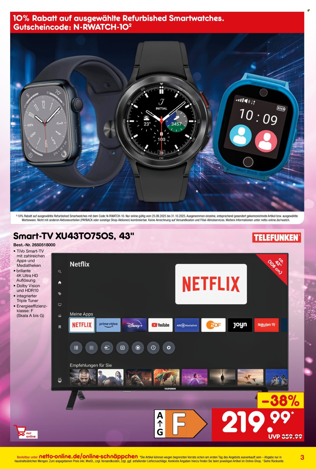 Netto Marken-Discount Prospekte  - 25.09.2025 - 30.11.2025. Seite 3