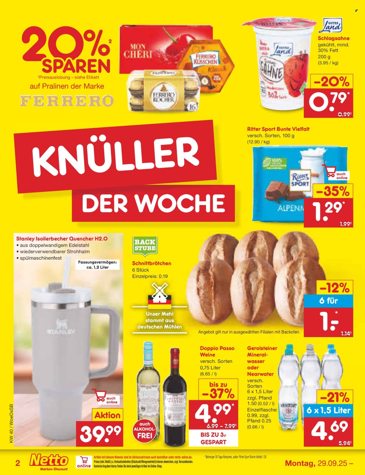 Netto Marken-Discount Prospekte  - 29.09.2025 - 4.10.2025. Seite 2