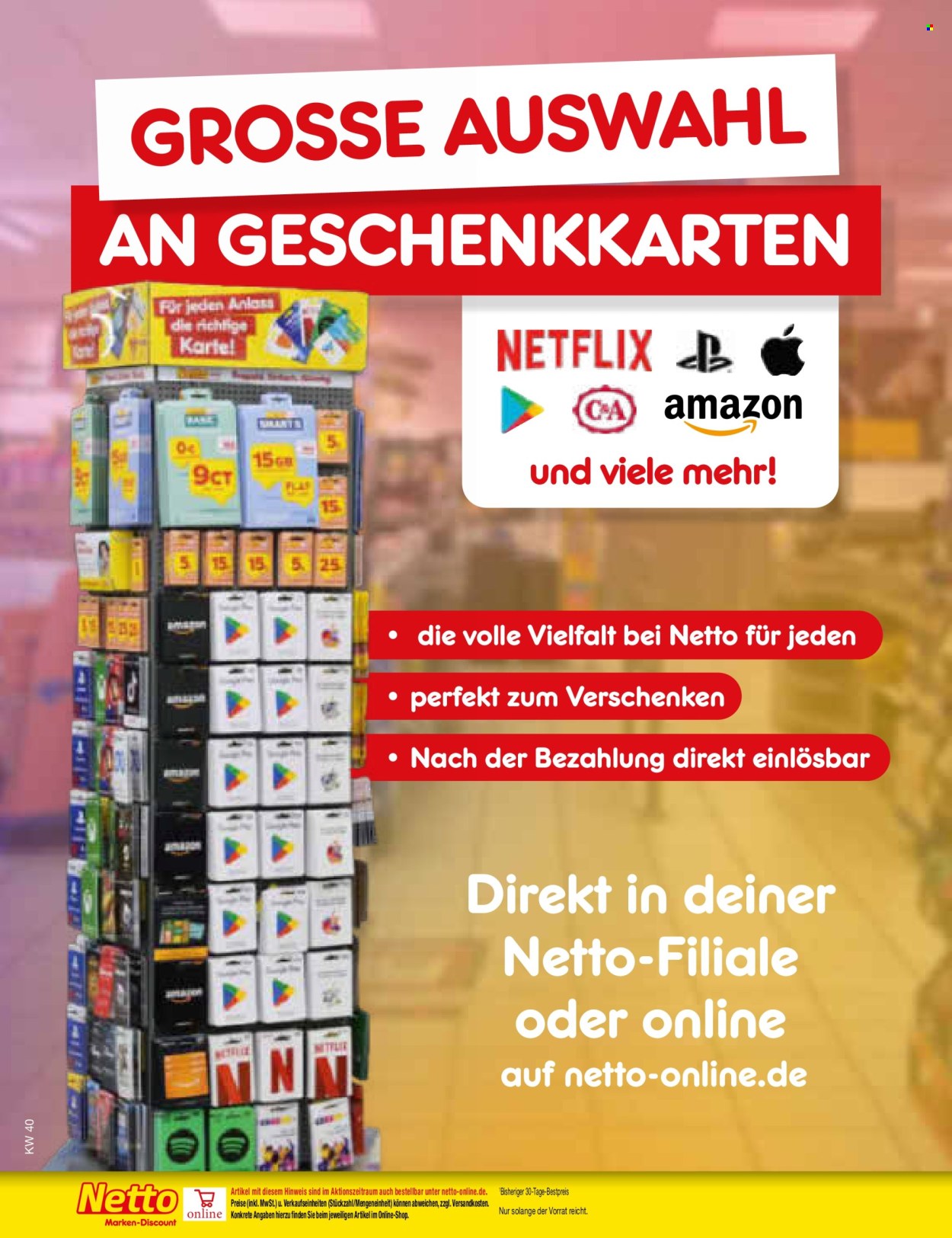 Netto Marken-Discount Prospekte  - 29.09.2025 - 4.10.2025. Seite 52