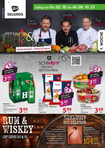 Prospekte Selgros - 2.10.2025 - 8.10.2025.