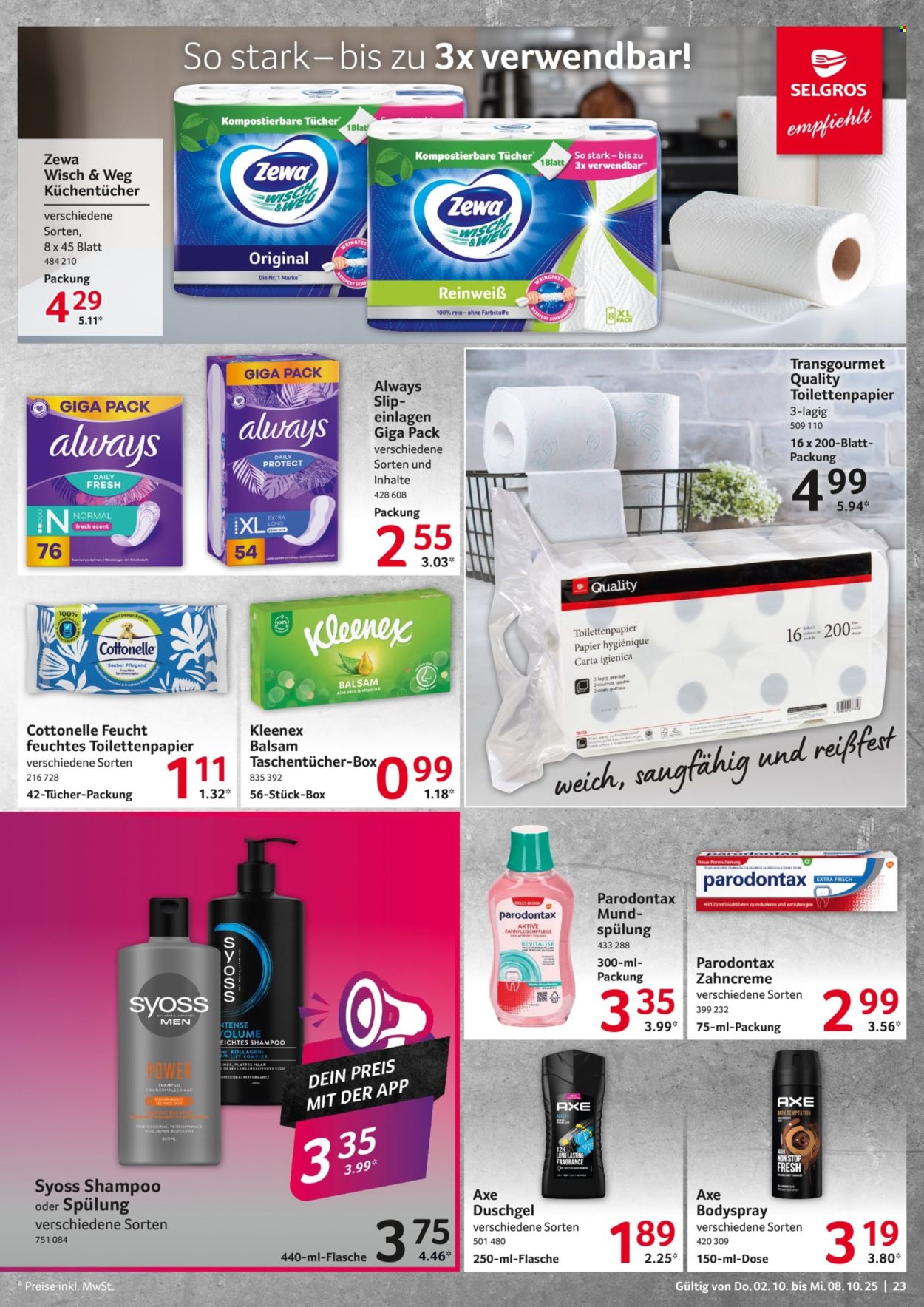 Selgros Prospekte  - 2.10.2025 - 8.10.2025. Seite 23