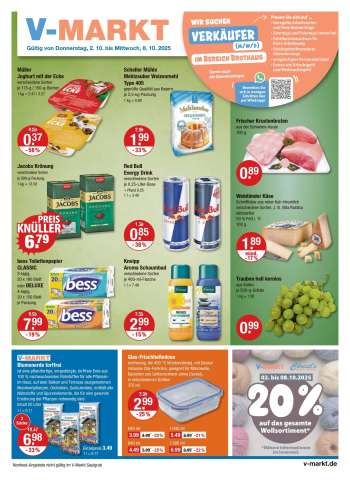 Prospekte V-Markt - 2.10.2025 - 8.10.2025.