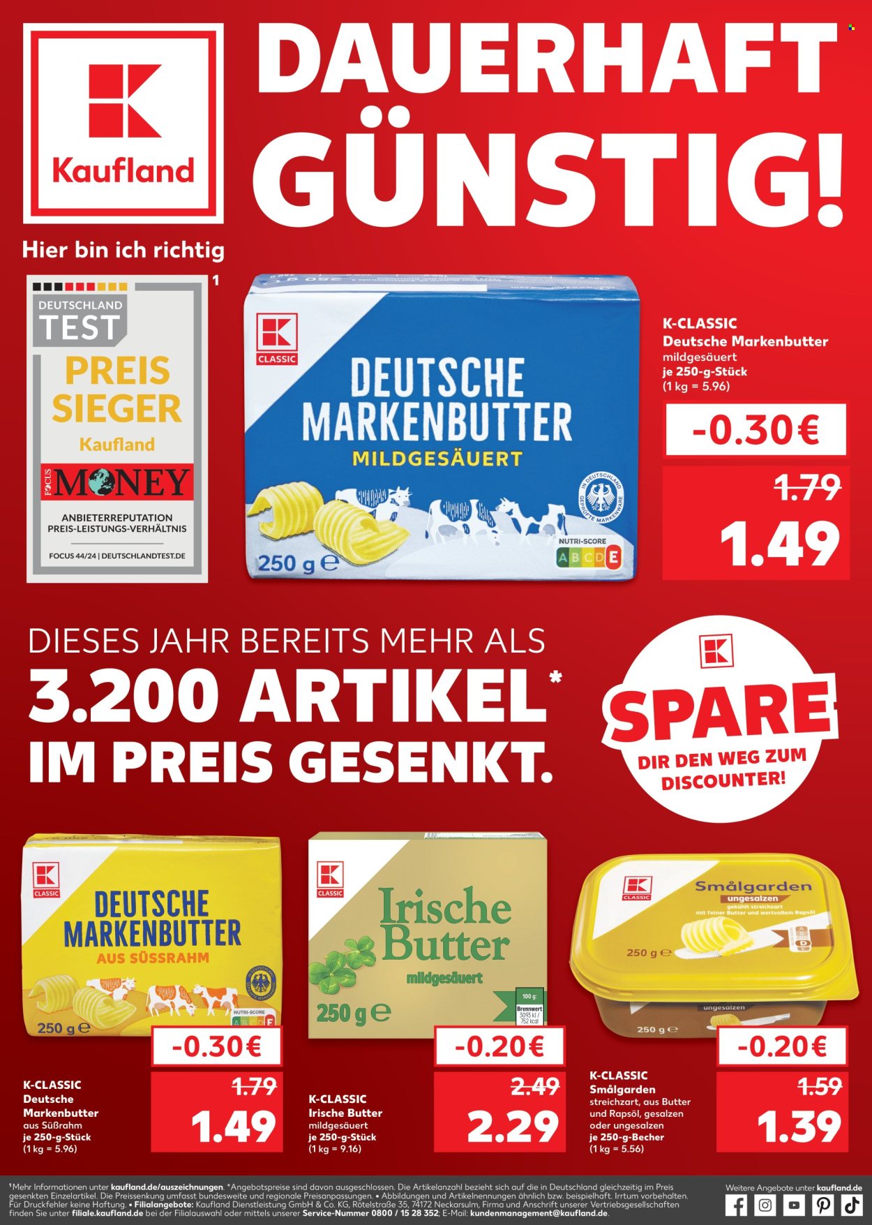 Kaufland Prospekte  - 26.09.2025 - 1.10.2025. Seite 1