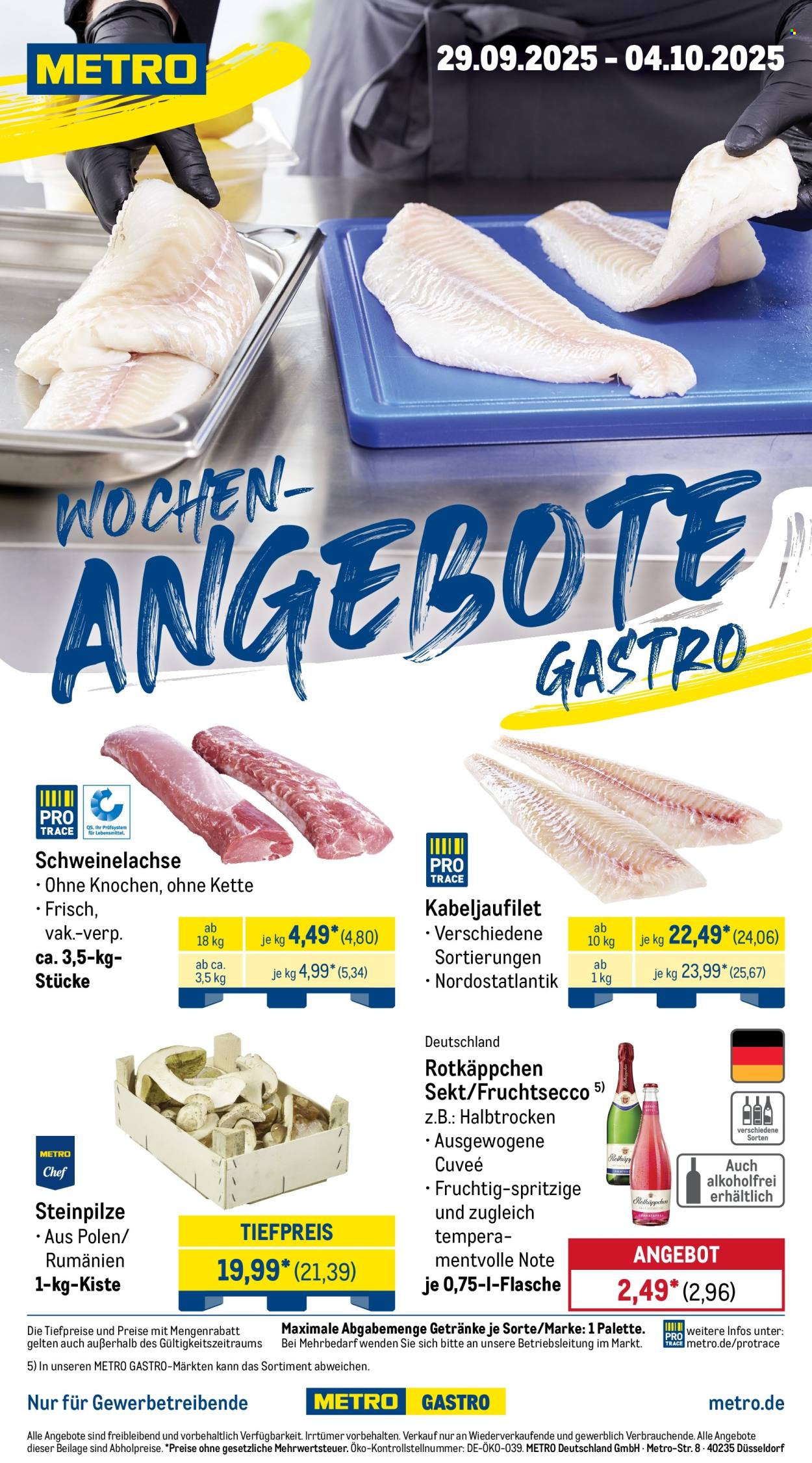 Metro Prospekte  - 29.09.2025 - 4.10.2025. Seite 1