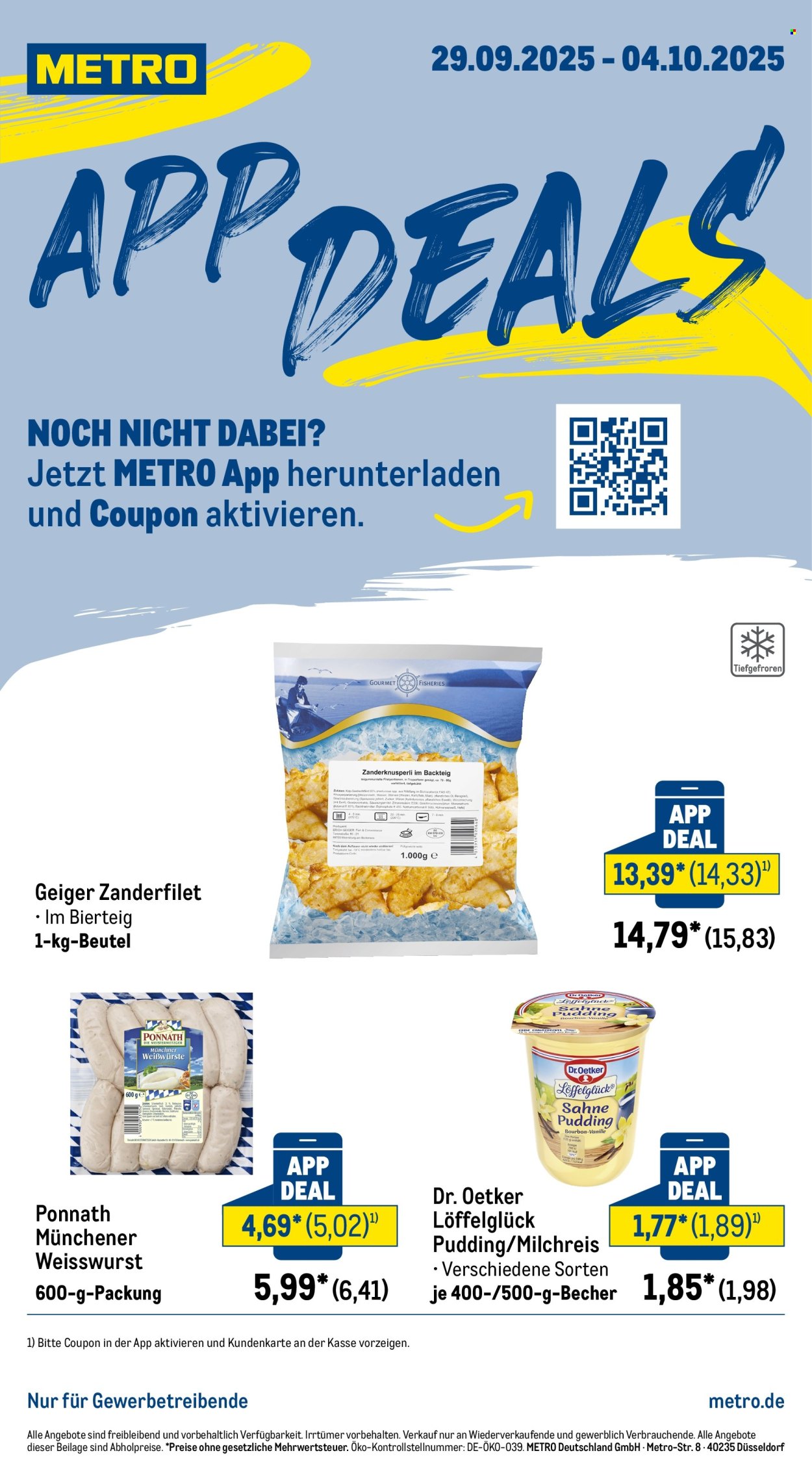 Metro Prospekte  - 29.09.2025 - 4.10.2025. Seite 1