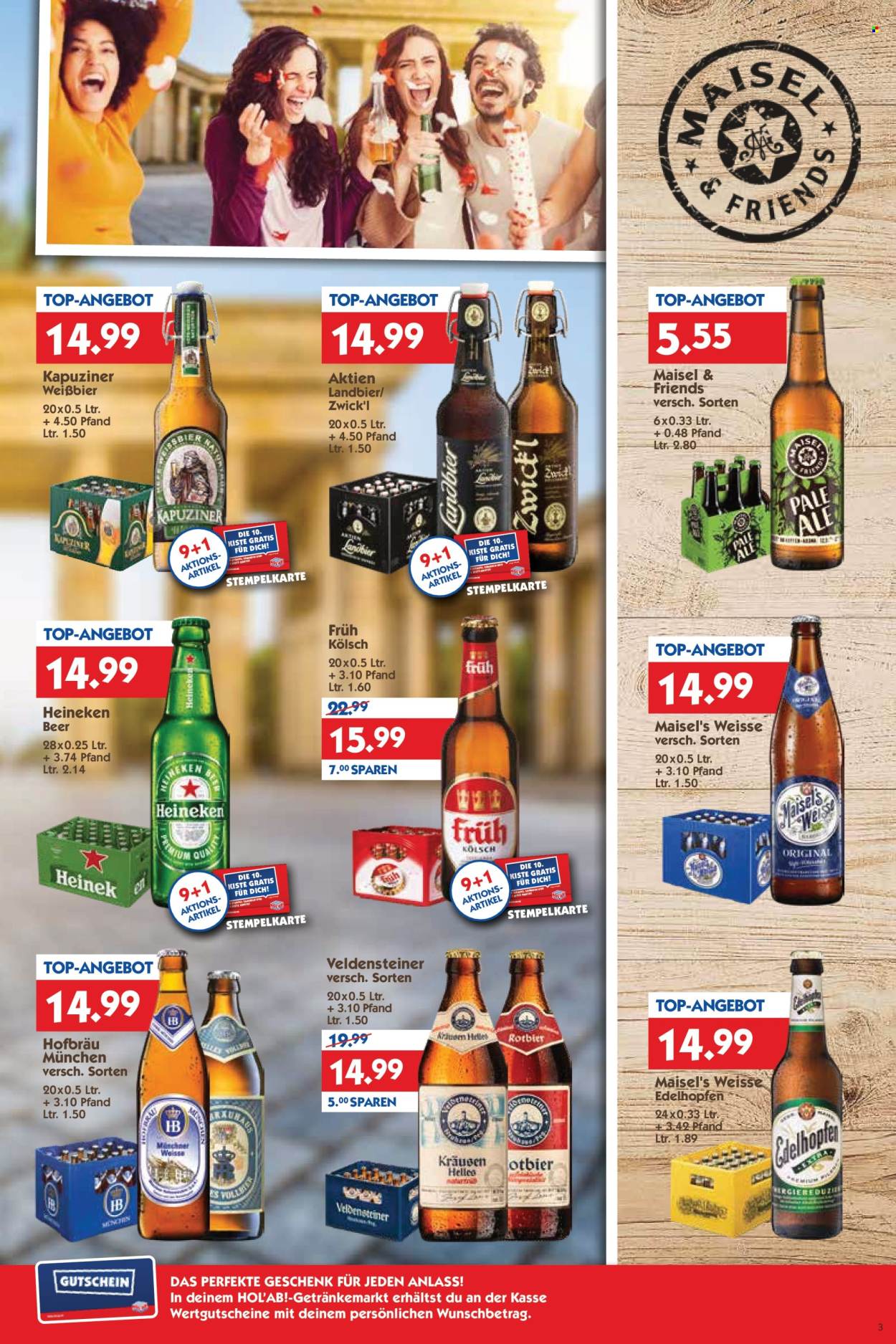Hol'ab! Getränkemarkt Prospekte  - 29.09.2025 - 4.10.2025. Seite 3