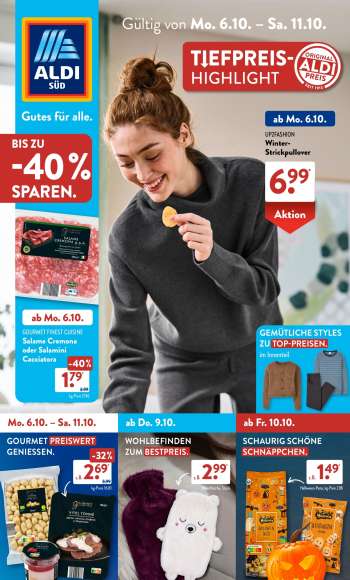 Prospekte ALDI SÜD - 6.10.2025 - 11.10.2025.
