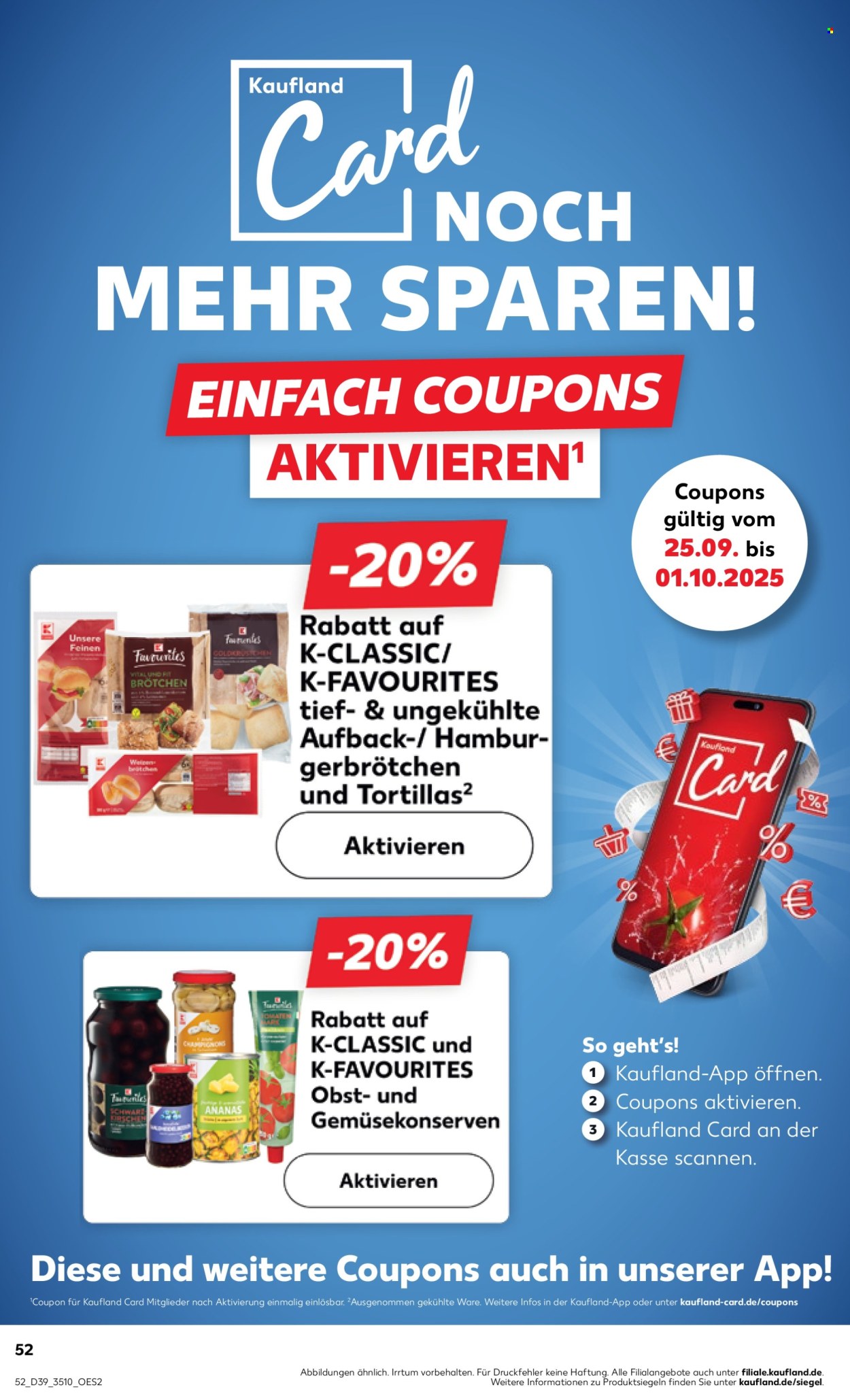 Kaufland Prospekte  - 29.09.2025 - 1.10.2025. Seite 52