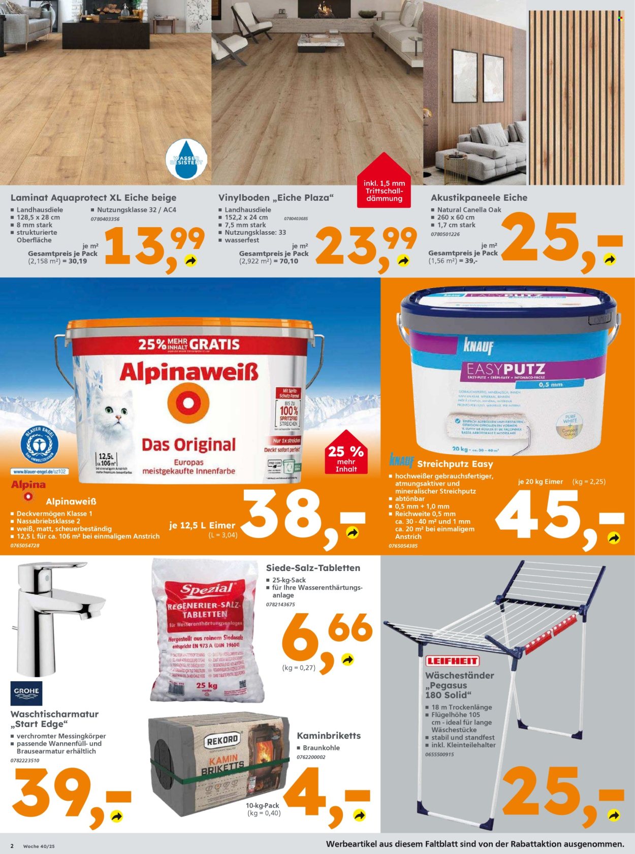 Globus Baumarkt Prospekte  - 29.09.2025 - 3.10.2025. Seite 2