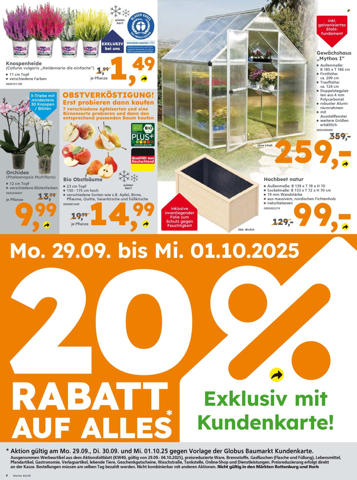 Globus Baumarkt Prospekte  - 29.09.2025 - 3.10.2025. Seite 4