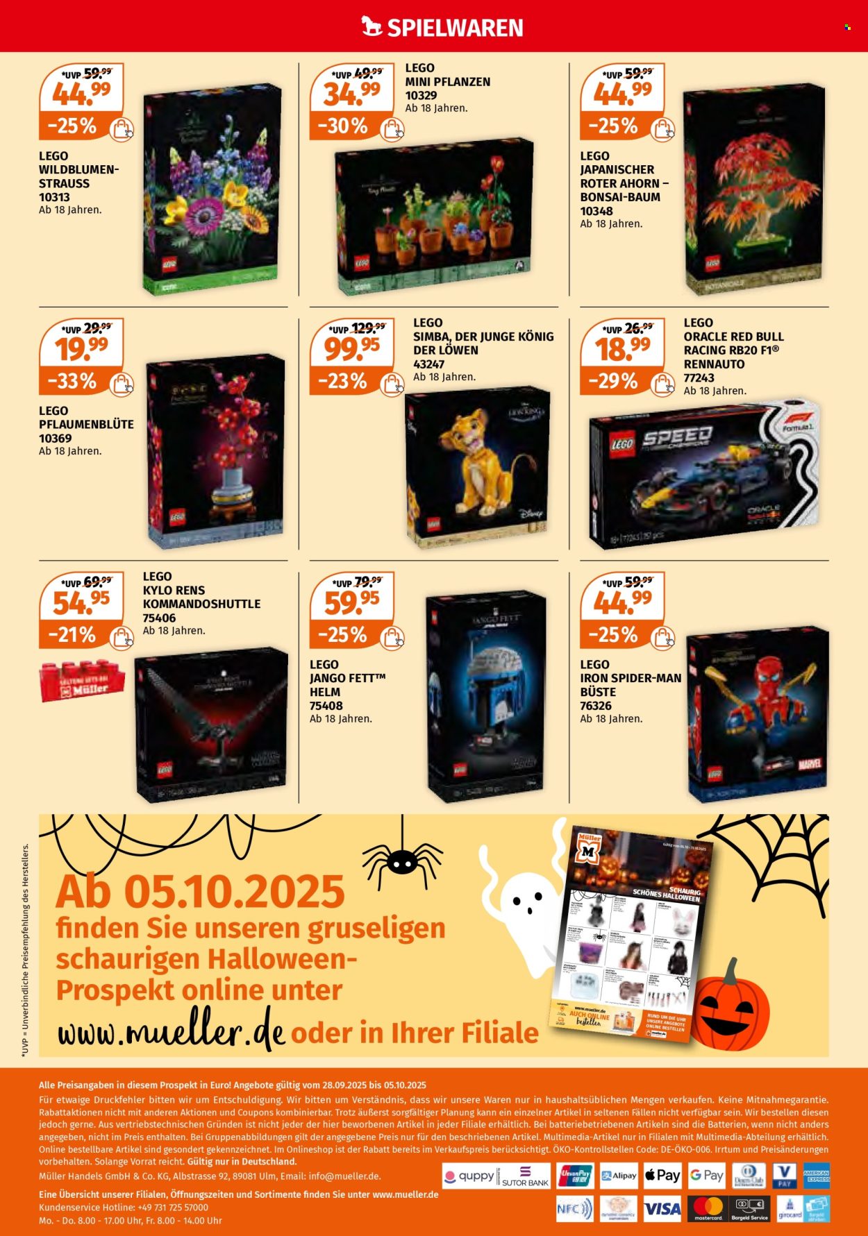 Müller Prospekte  - 28.09.2025 - 5.10.2025. Seite 16