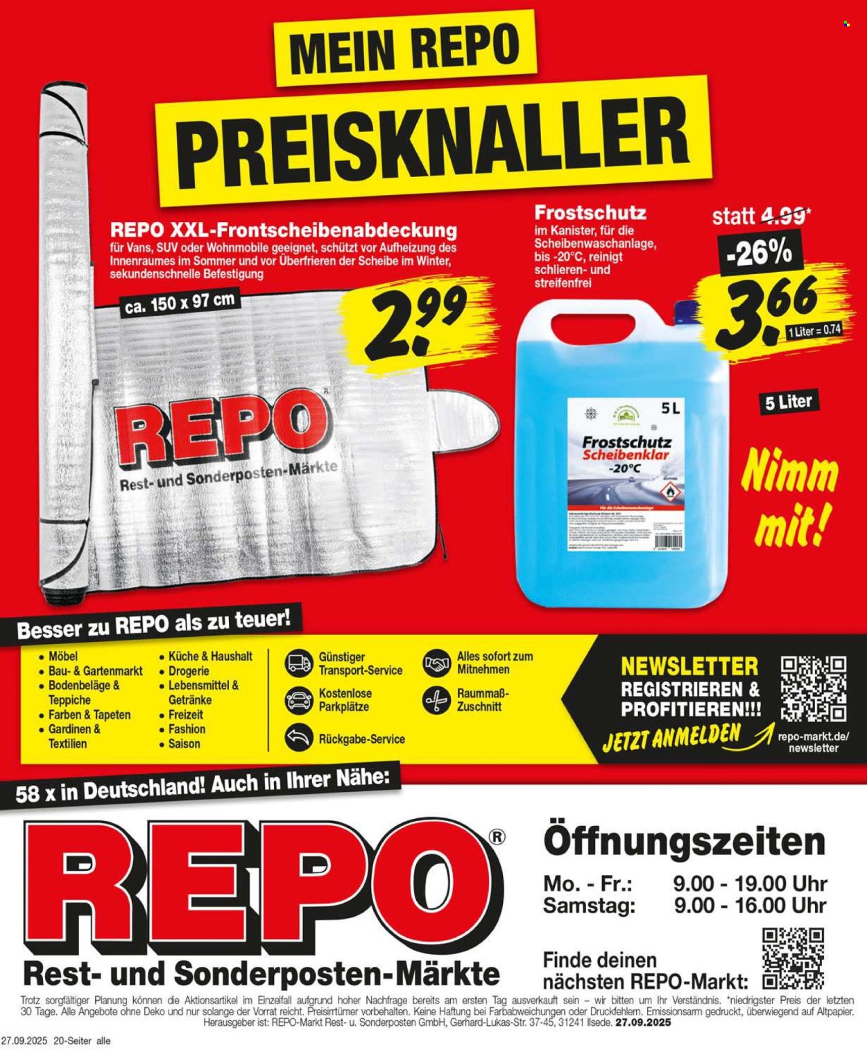 Repo Prospekte  - 29.09.2025 - 4.10.2025. Seite 20