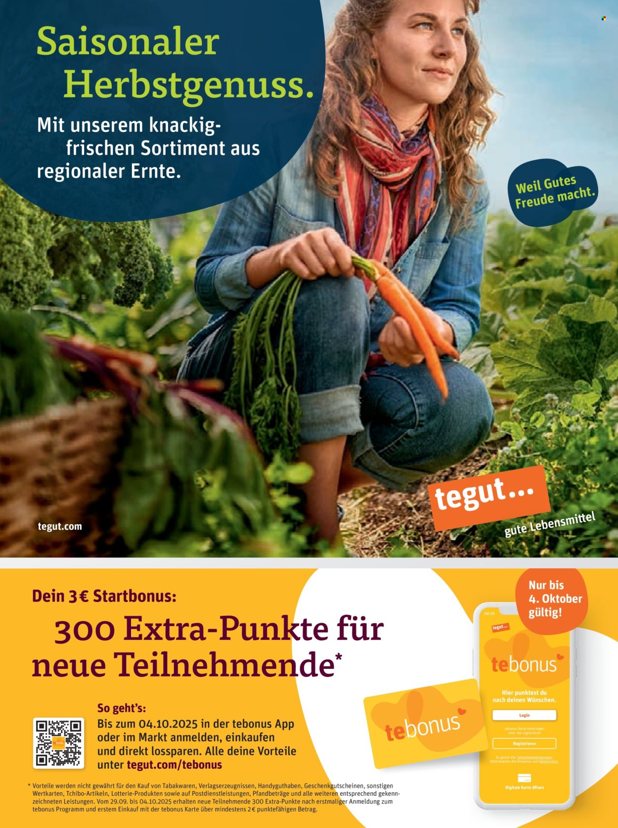 tegut... Prospekte  - 29.09.2025 - 4.10.2025. Seite 9