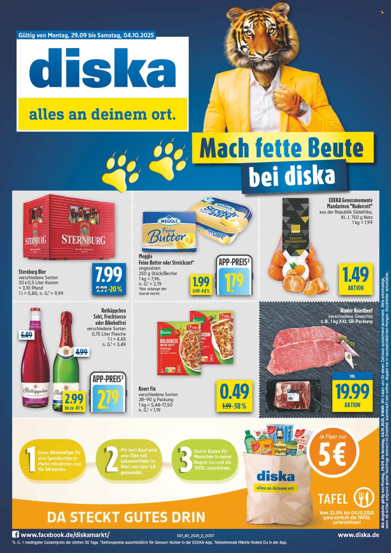 Diska Prospekte  - 29.09.2025 - 4.10.2025. Seite 1