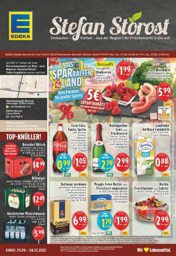 Prospekte Edeka - 29.09.2025 - 4.10.2025.