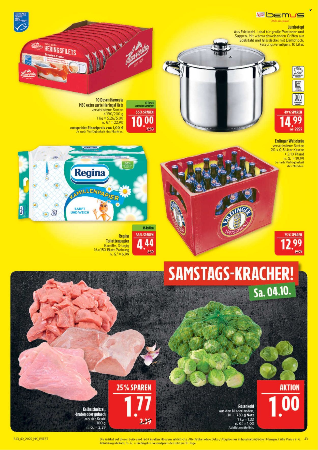 Marktkauf Prospekte  - 29.09.2025 - 4.10.2025. Seite 43