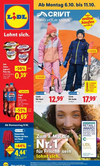 Prospekte Lidl - 6.10.2025 - 11.10.2025.