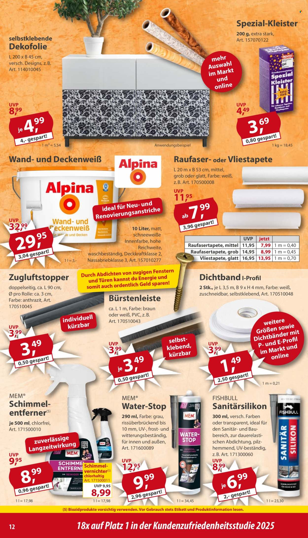 Sonderpreis-Baumarkt Prospekte  - 4.10.2025 - 10.10.2025. Seite 12
