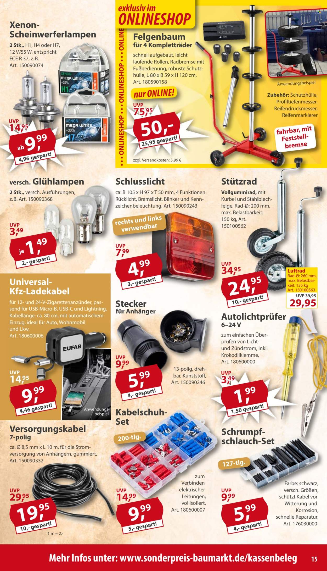Sonderpreis-Baumarkt Prospekte  - 4.10.2025 - 10.10.2025. Seite 15