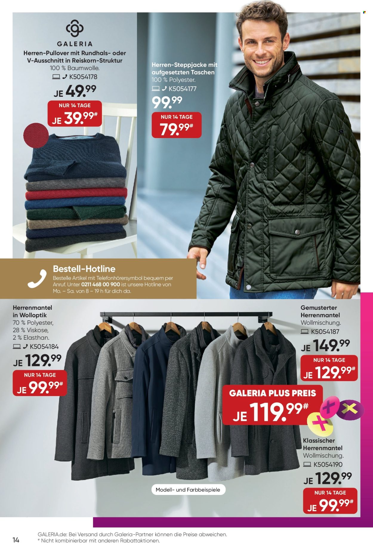 GALERIA Karstadt Kaufhof Prospekte  - 29.09.2025 - 12.10.2025. Seite 14