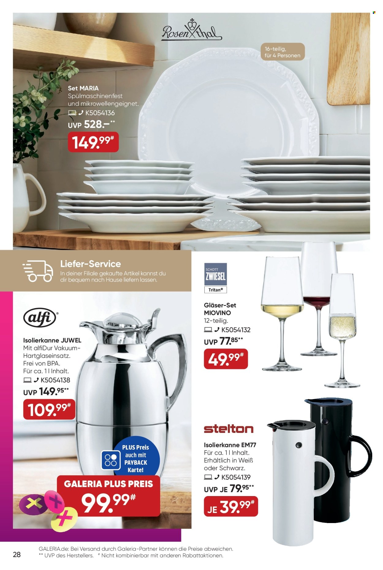 GALERIA Karstadt Kaufhof Prospekte  - 29.09.2025 - 12.10.2025. Seite 28