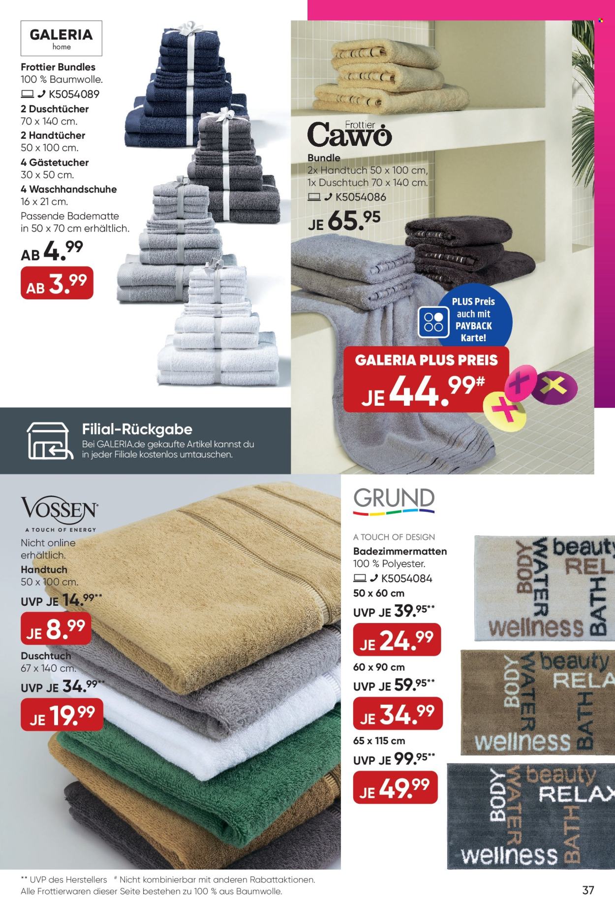 GALERIA Karstadt Kaufhof Prospekte  - 29.09.2025 - 12.10.2025. Seite 37