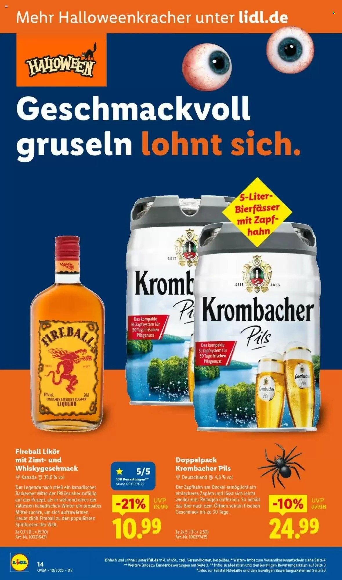 Lidl Prospekte  - 1.10.2025 - 31.10.2025. Seite 14