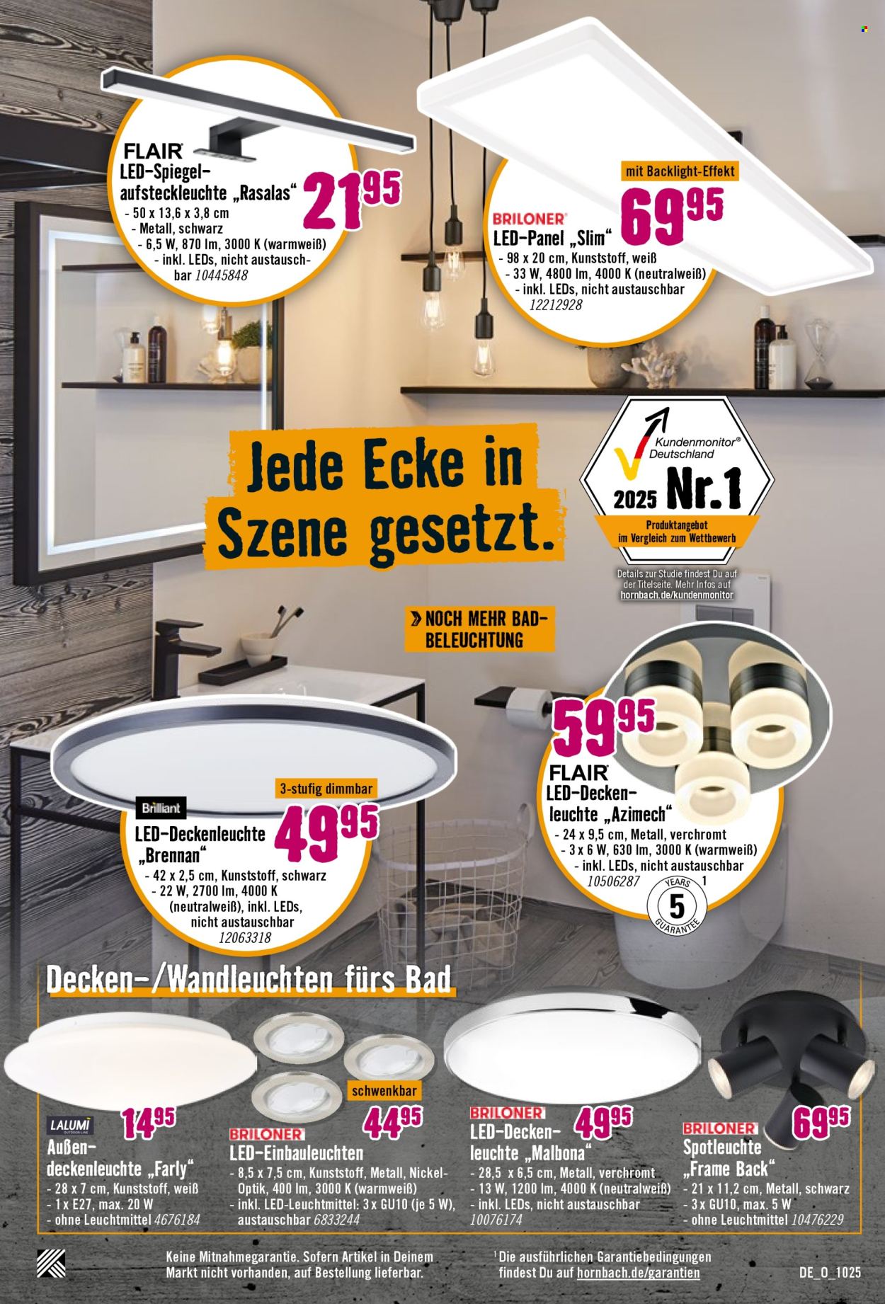 Hornbach Prospekte  - 1.10.2025 - 29.10.2025. Seite 9
