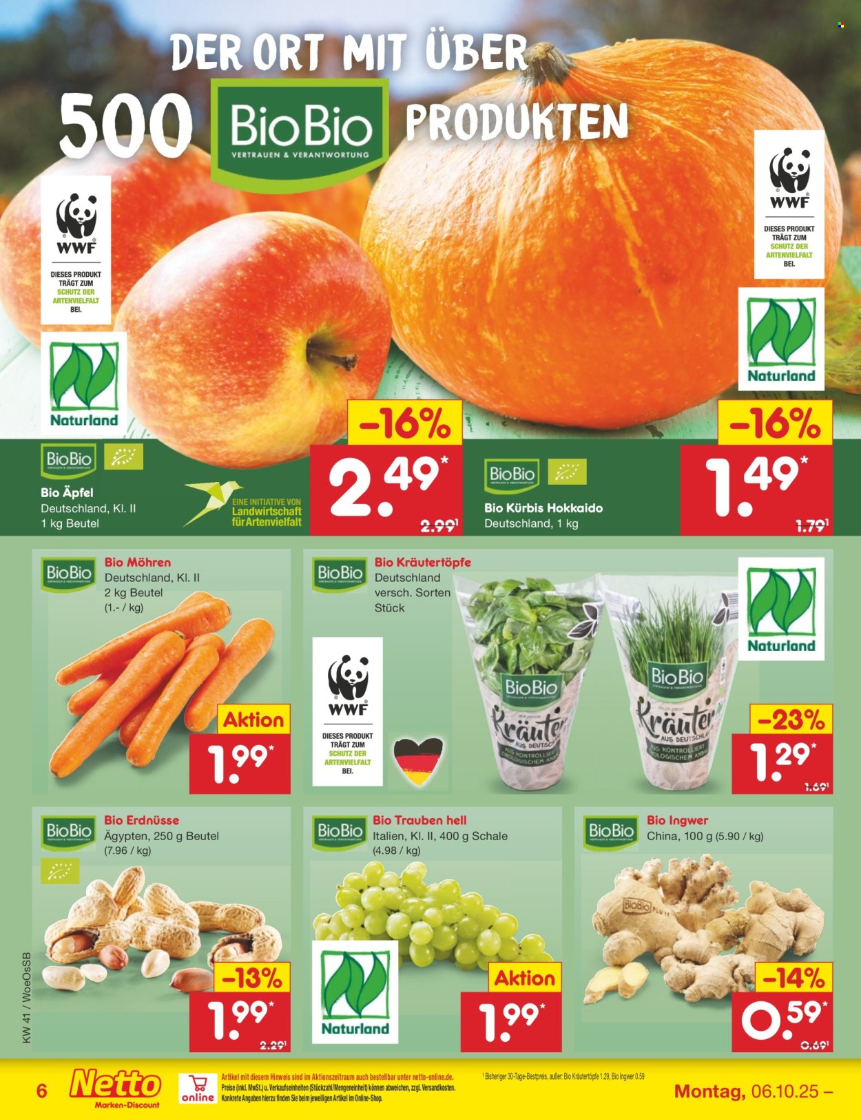 Netto Marken-Discount Prospekte  - 6.10.2025 - 11.10.2025. Seite 6