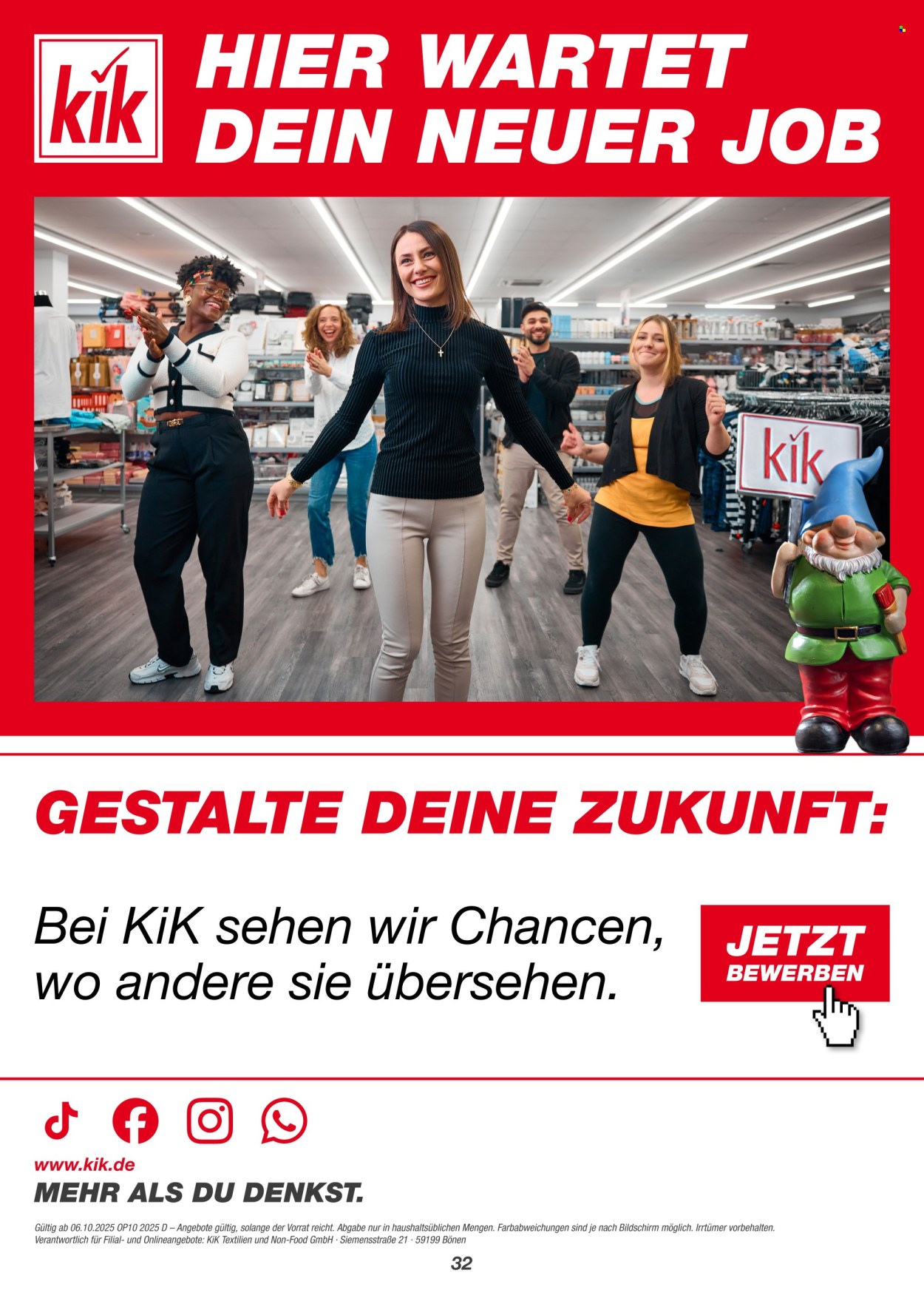Kik Prospekte  - 3.10.2025 - 3.10.2025. Seite 32