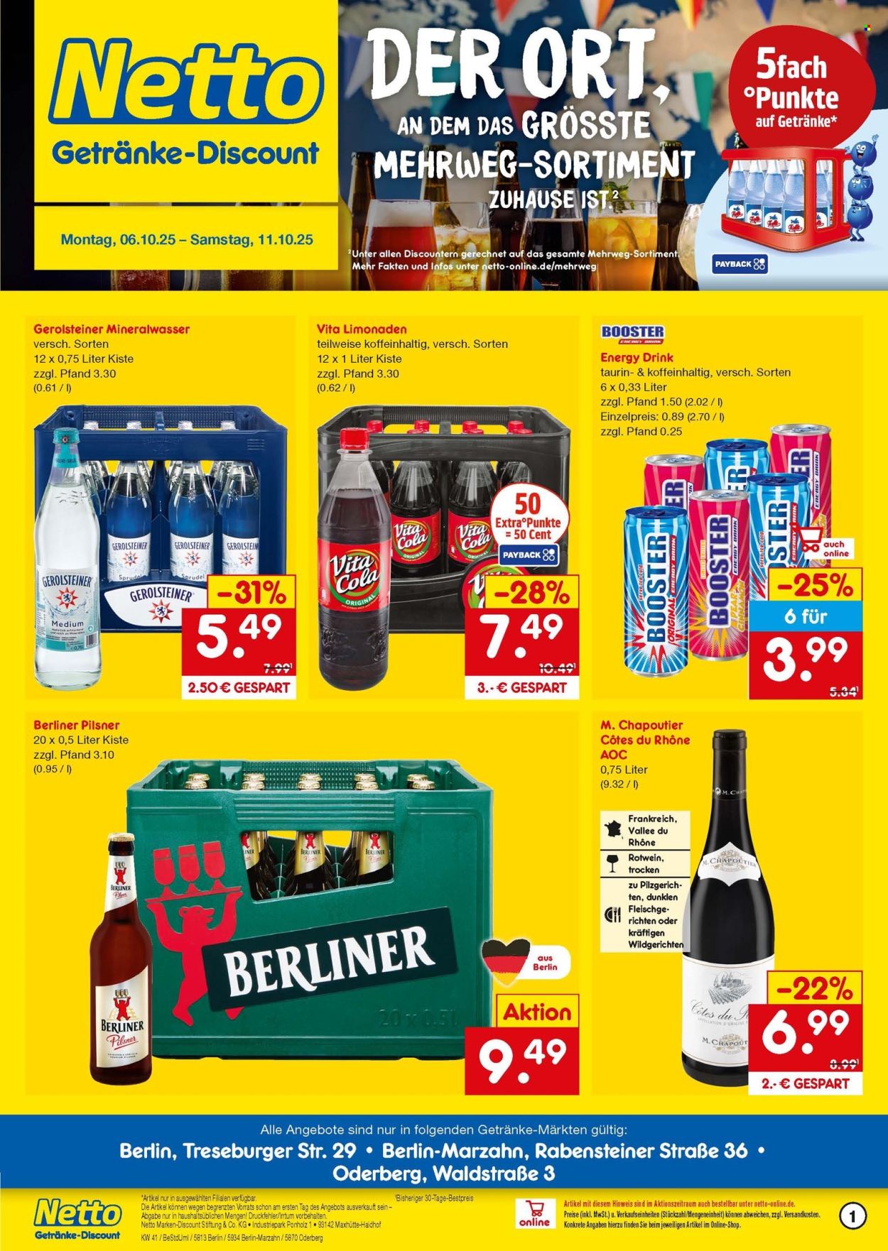 Netto Marken-Discount Prospekte  - 6.10.2025 - 11.10.2025. Seite 1