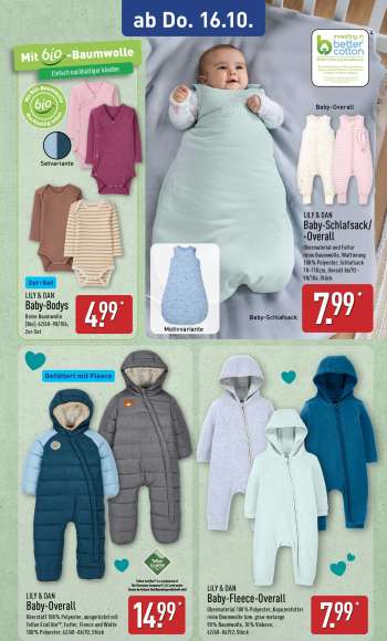 thumbnail - LILY & DAN Baby-Schlafsack/-overall