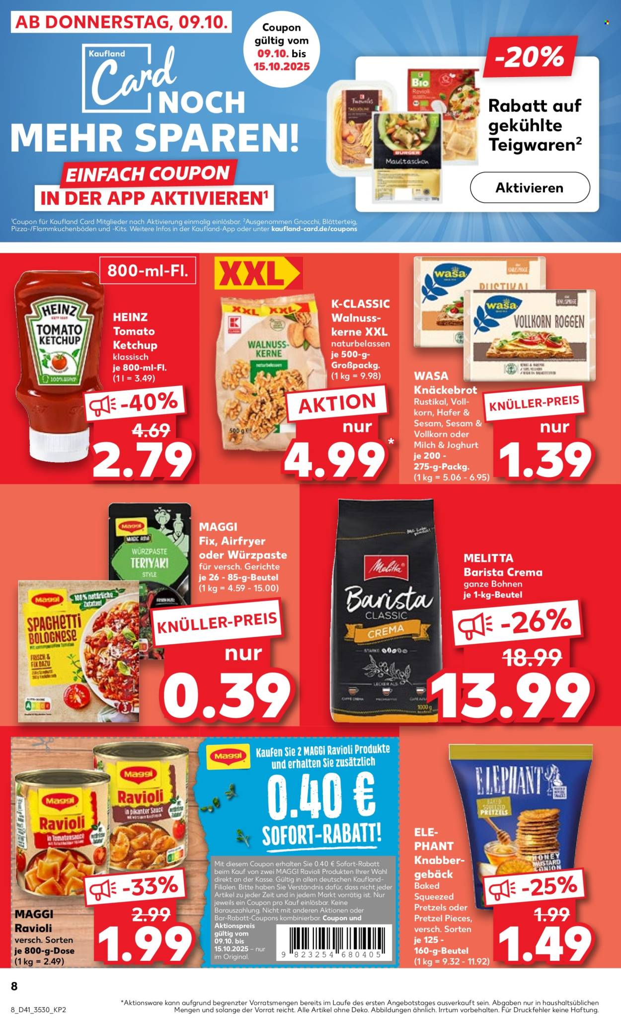 Kaufland Prospekte  - 9.10.2025 - 15.10.2025. Seite 8
