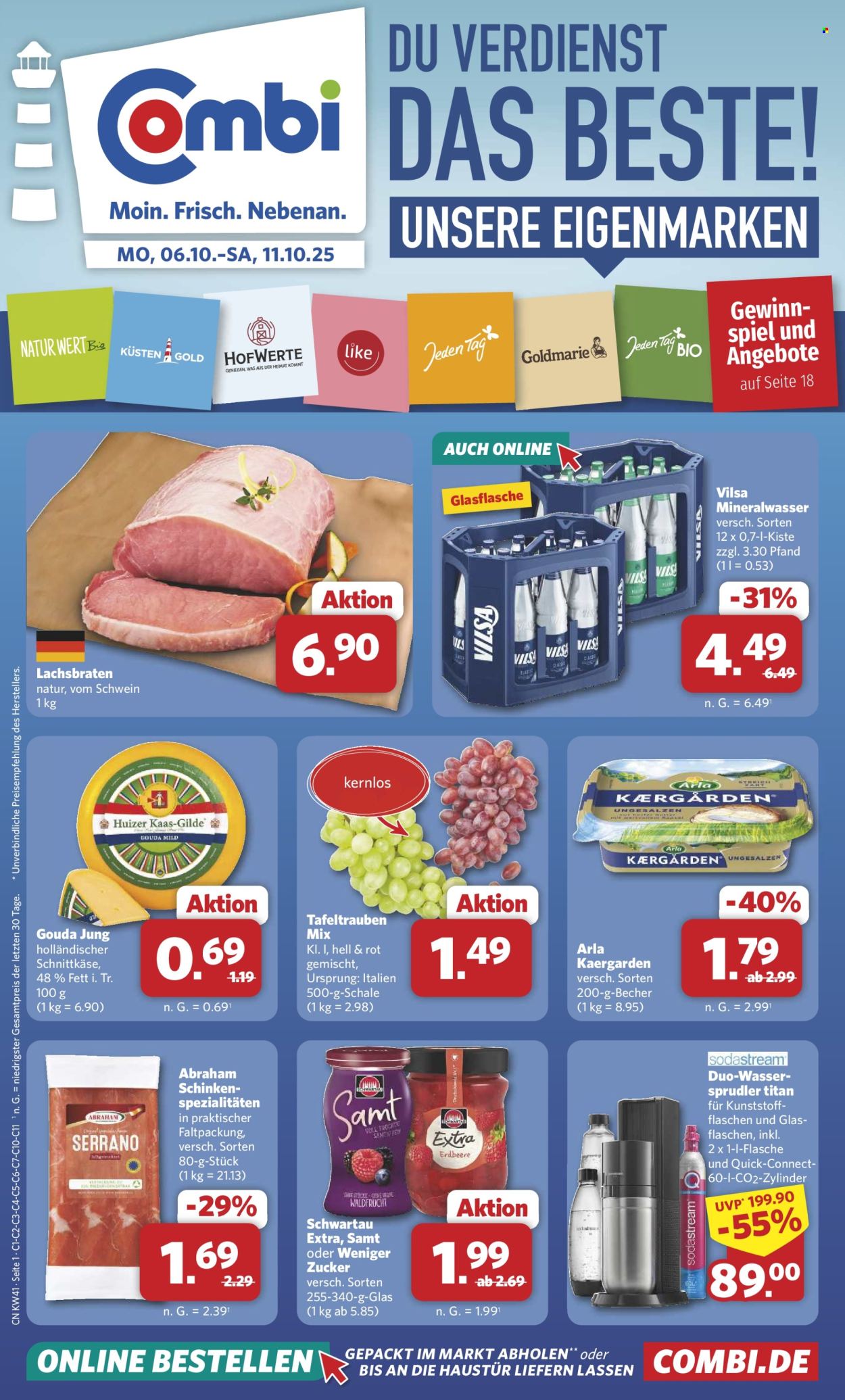 Combi Prospekte  - 6.10.2025 - 11.10.2025. Seite 1