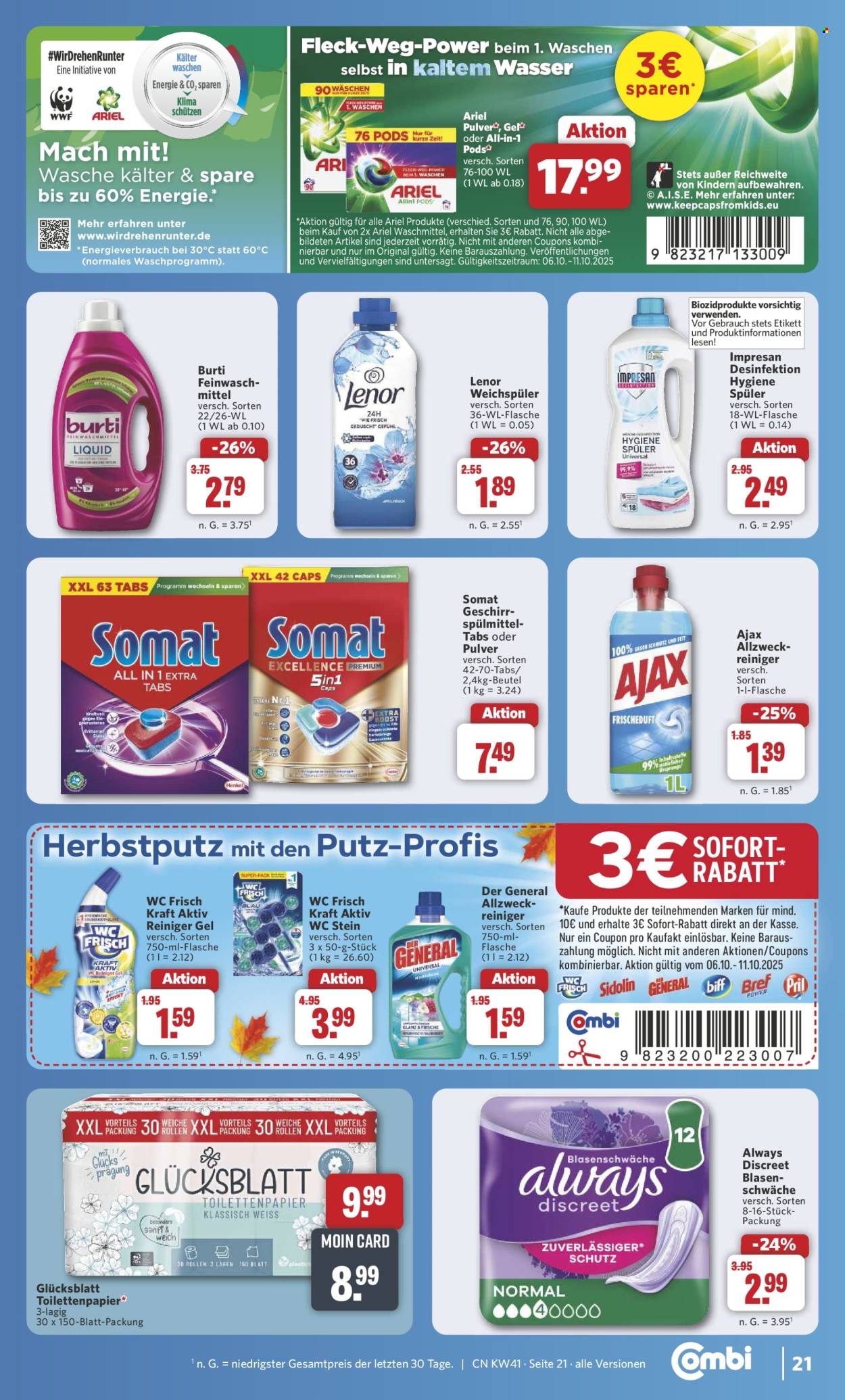 Combi Prospekte  - 6.10.2025 - 11.10.2025. Seite 27