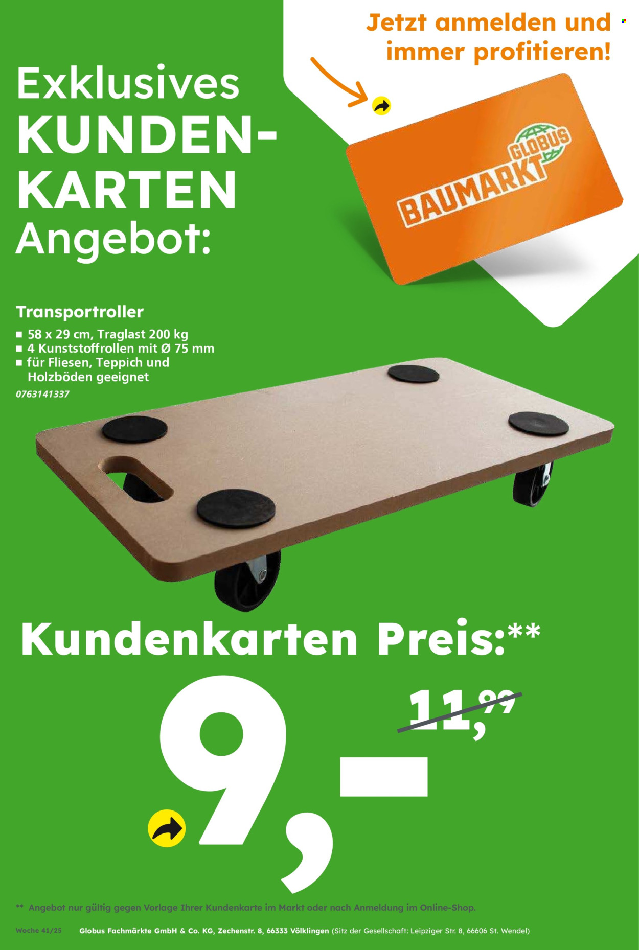 Globus Baumarkt Prospekte  - 6.10.2025 - 11.10.2025. Seite 8