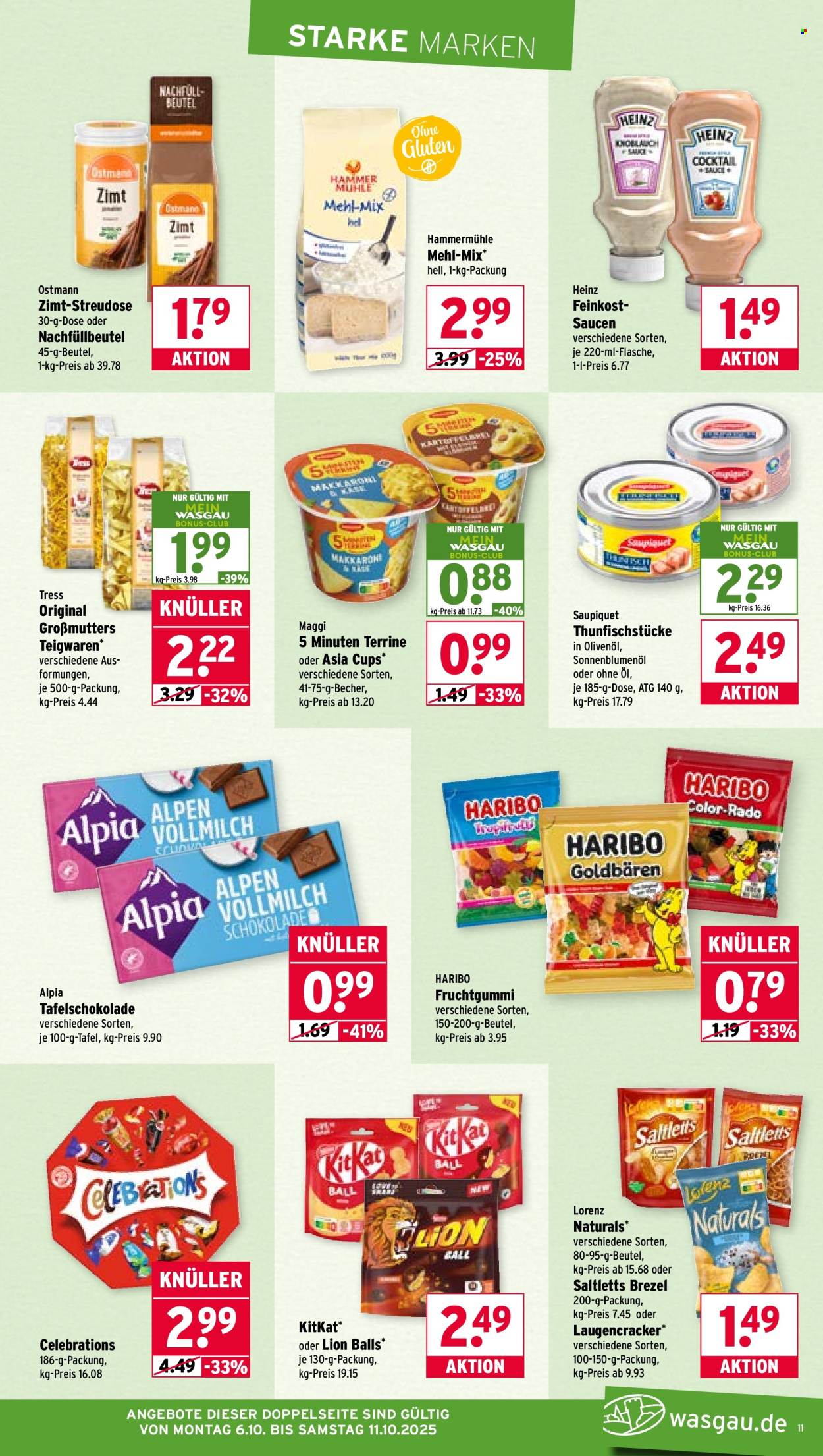 Wasgau Prospekte  - 6.10.2025 - 11.10.2025. Seite 11