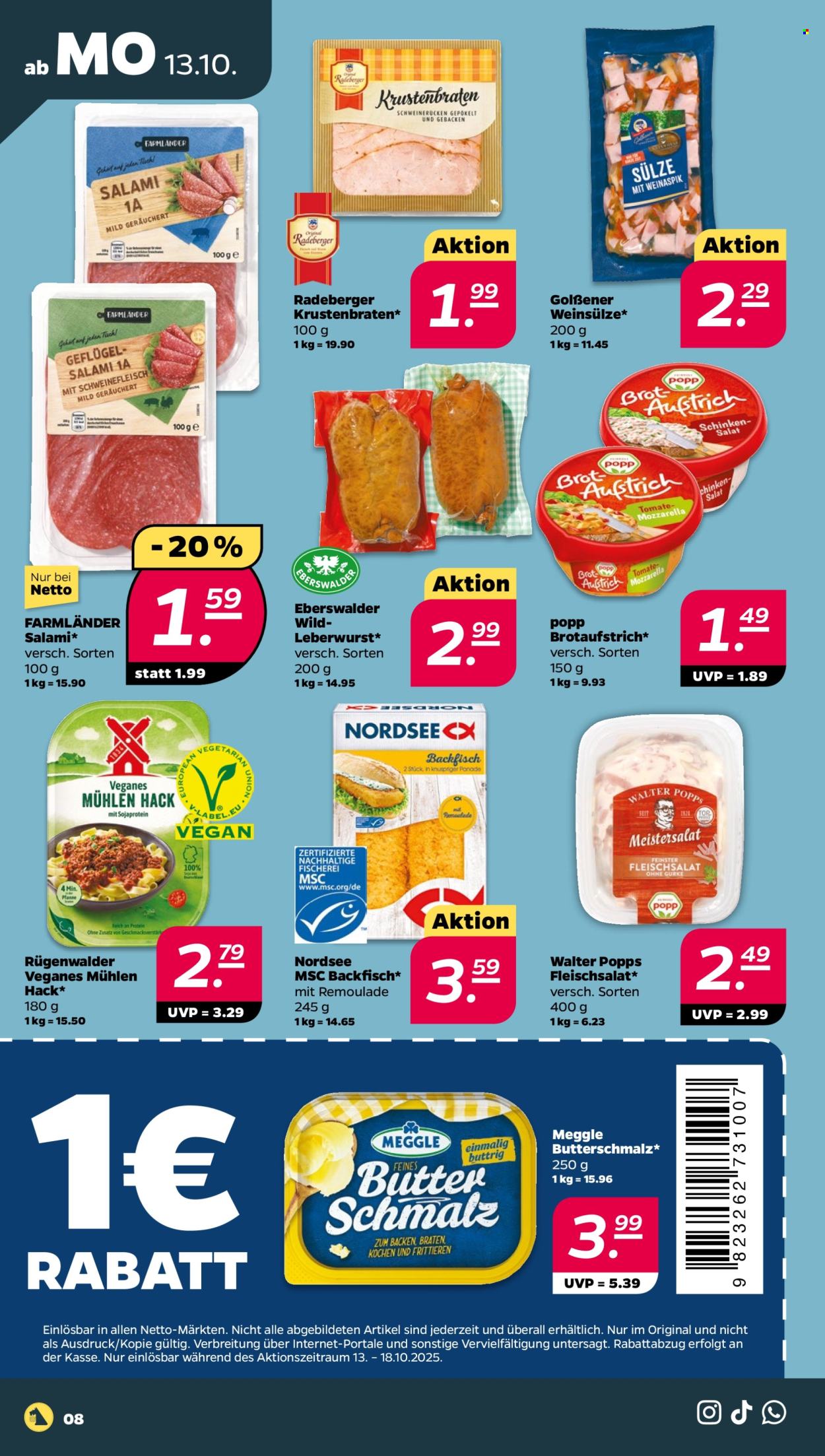 Netto Prospekte  - 13.10.2025 - 18.10.2025. Seite 8