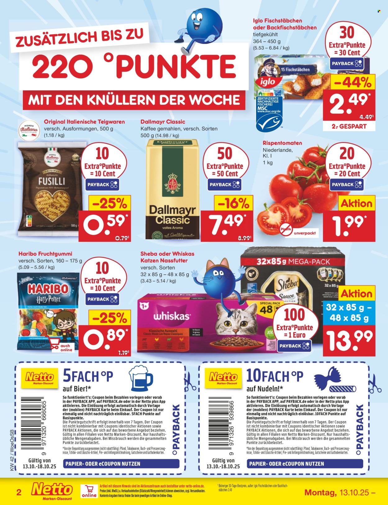 Netto Marken-Discount Prospekte  - 13.10.2025 - 18.10.2025. Seite 2
